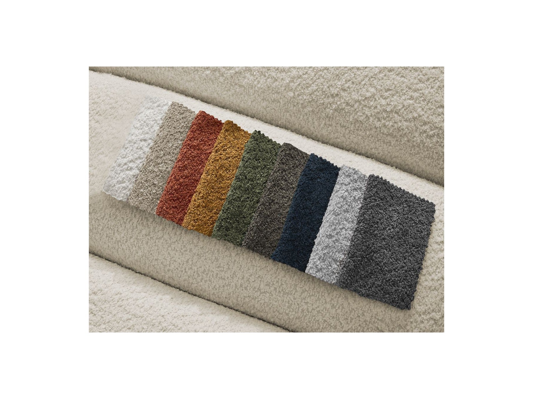 Pouffe for Modular Sofa - Annecy - Bouclé Fabric