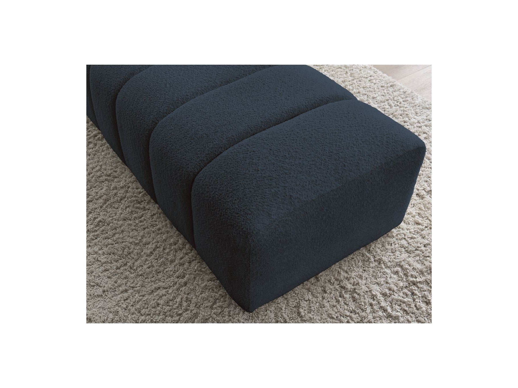 Pouffe for Modular Sofa - Annecy - Bouclé Fabric