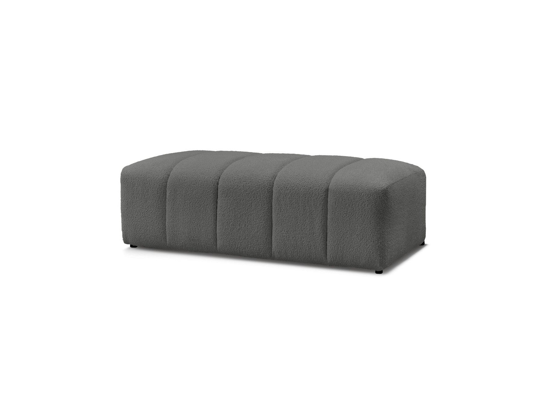 Pouffe for Modular Sofa - Annecy - Bouclé Fabric