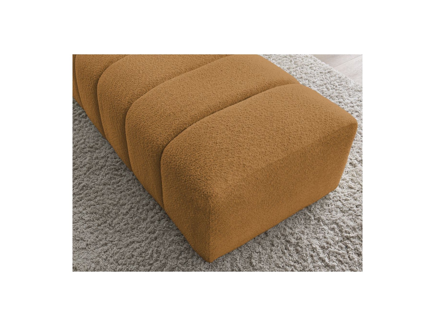 Pouffe for Modular Sofa - Annecy - Bouclé Fabric