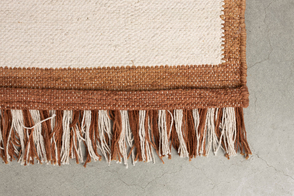 Gambit - Rug - Cotton - Beige/Terracotta