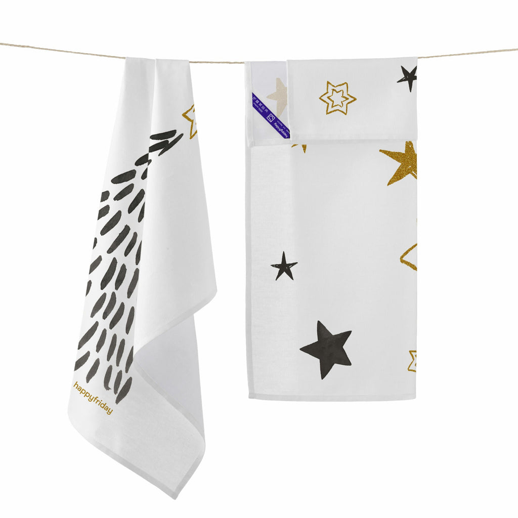 Paño de Cocina Gold Xmas