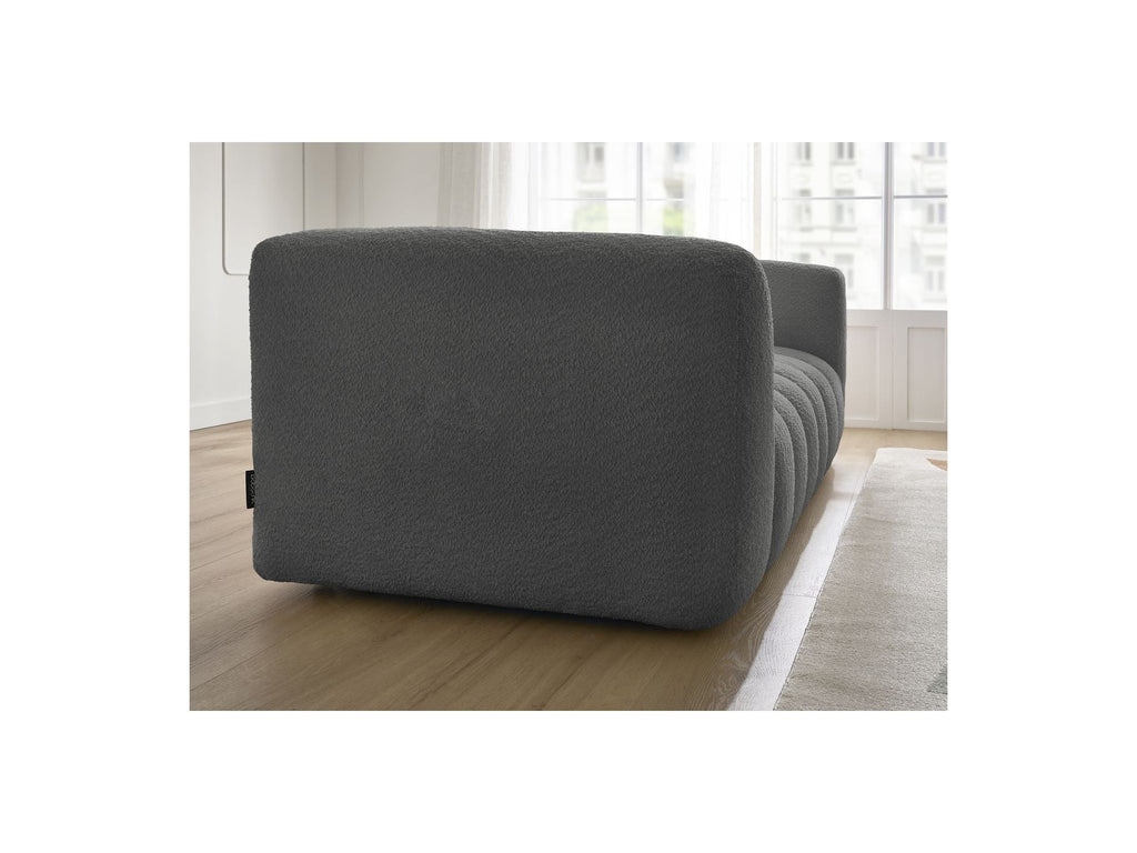 Talia - Fixed Straight 3-Seater Sofa - Bouclé Fabric