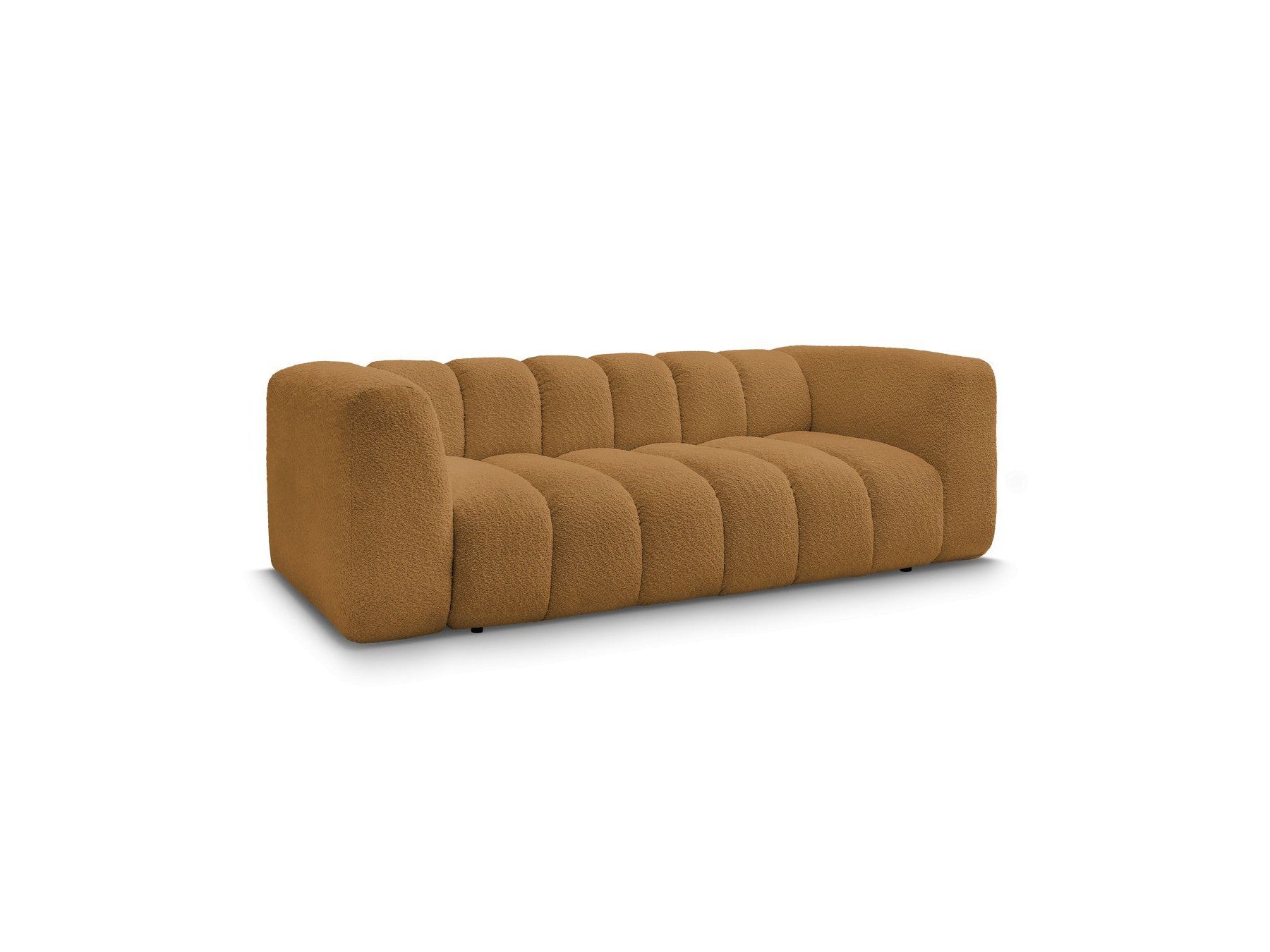 Talia - Fixed Straight 3-Seater Sofa - Bouclé Fabric