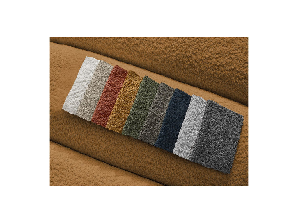 Talia - Fixed Straight 3-Seater Sofa - Bouclé Fabric
