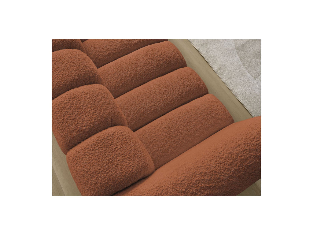 Talia - Fixed Straight 3-Seater Sofa - Bouclé Fabric