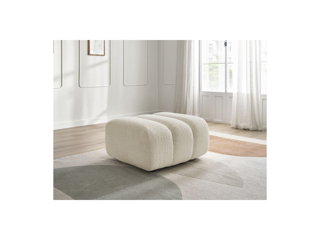 Talia - Pouffe - Bouclé Fabric