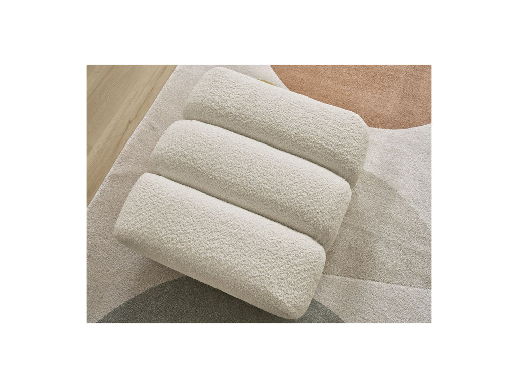 Talia - Pouffe - Bouclé Fabric
