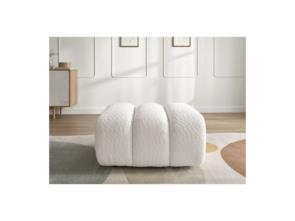 Talia - Pouffe - Bouclé Fabric