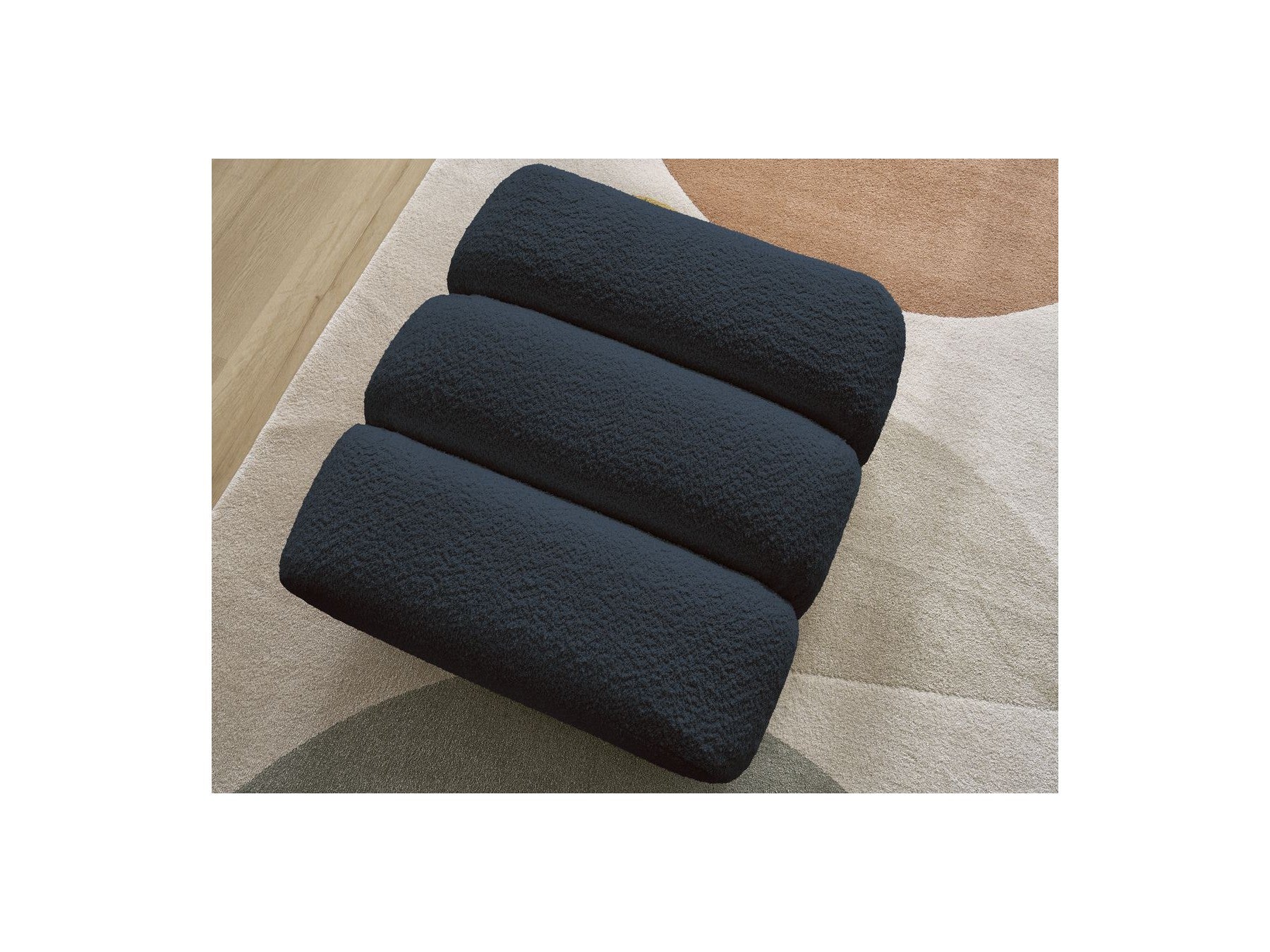 Talia - Pouffe - Bouclé Fabric