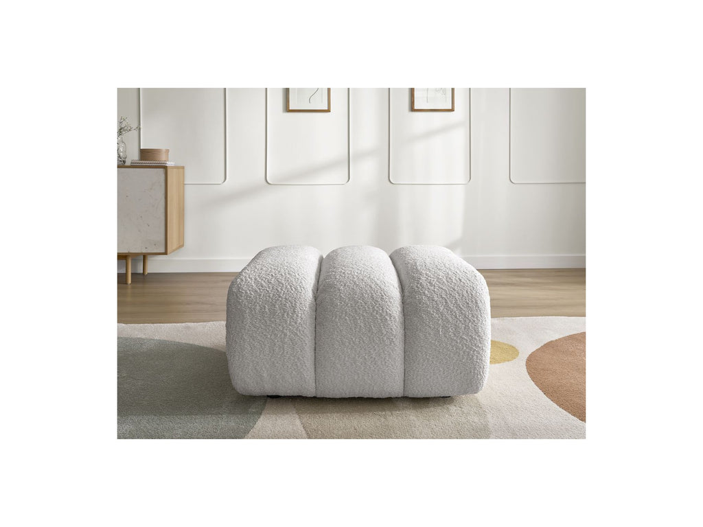 Talia - Pouffe - Bouclé Fabric