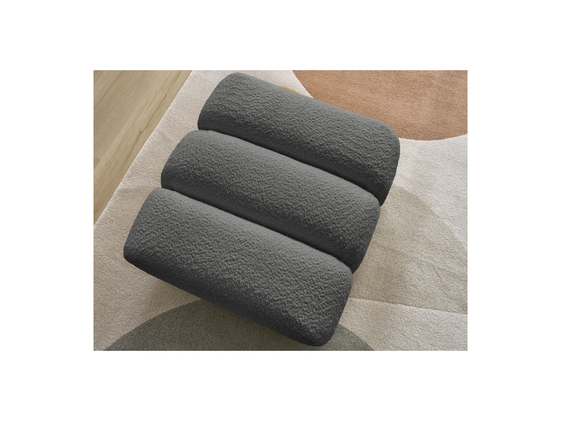 Talia - Pouffe - Bouclé Fabric