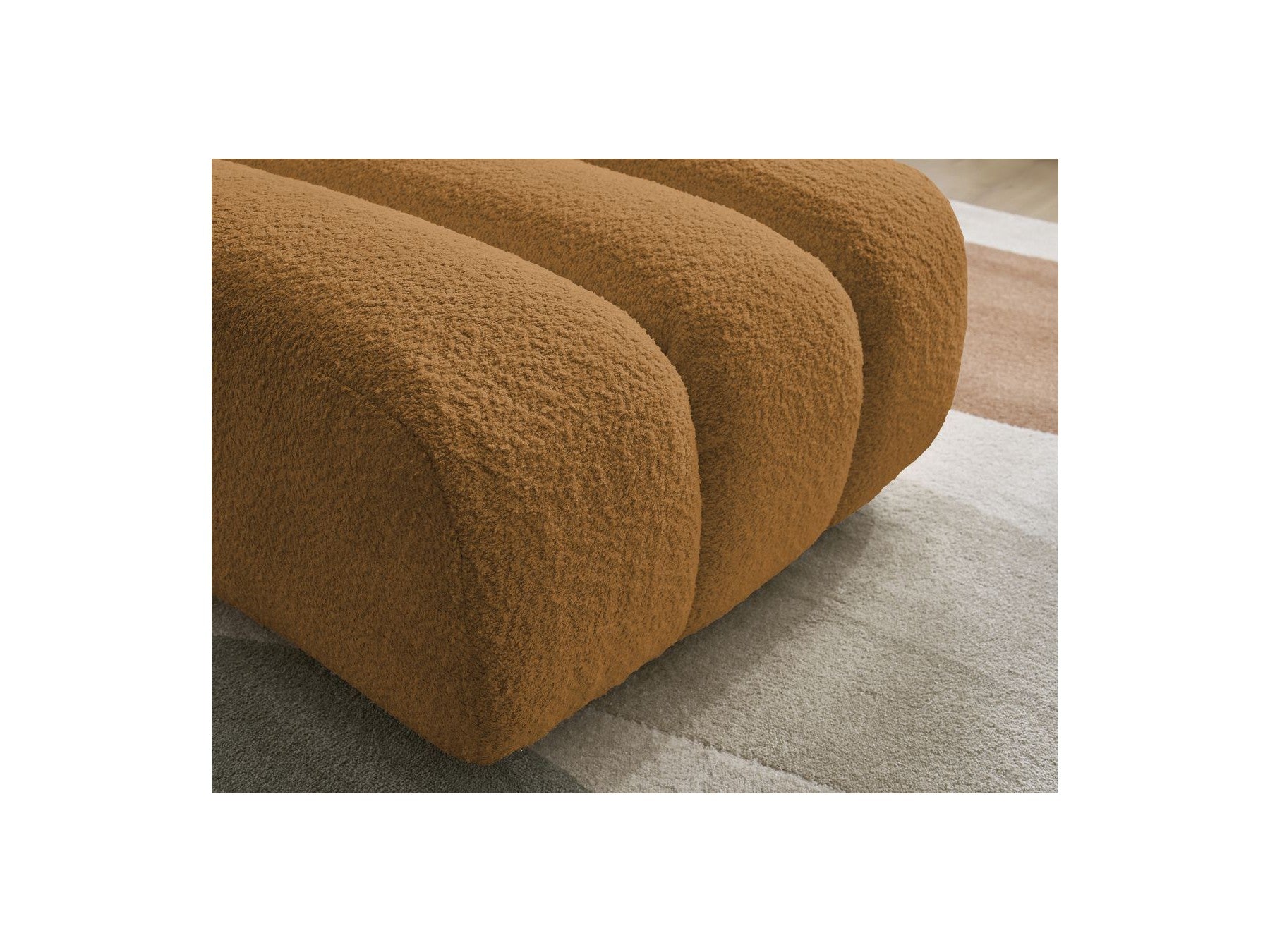 Talia - Pouffe - Bouclé Fabric