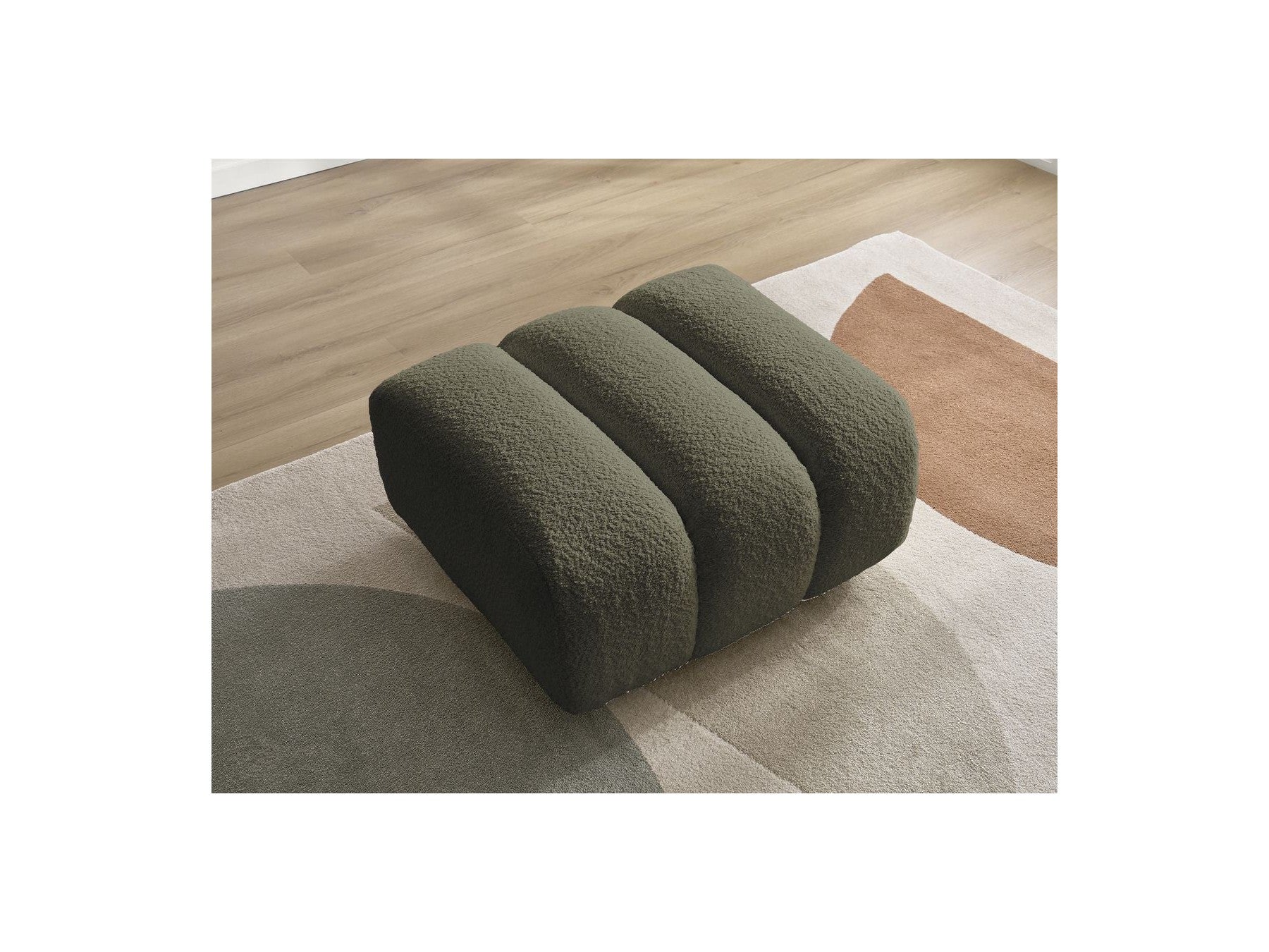 Talia - Pouffe - Bouclé Fabric