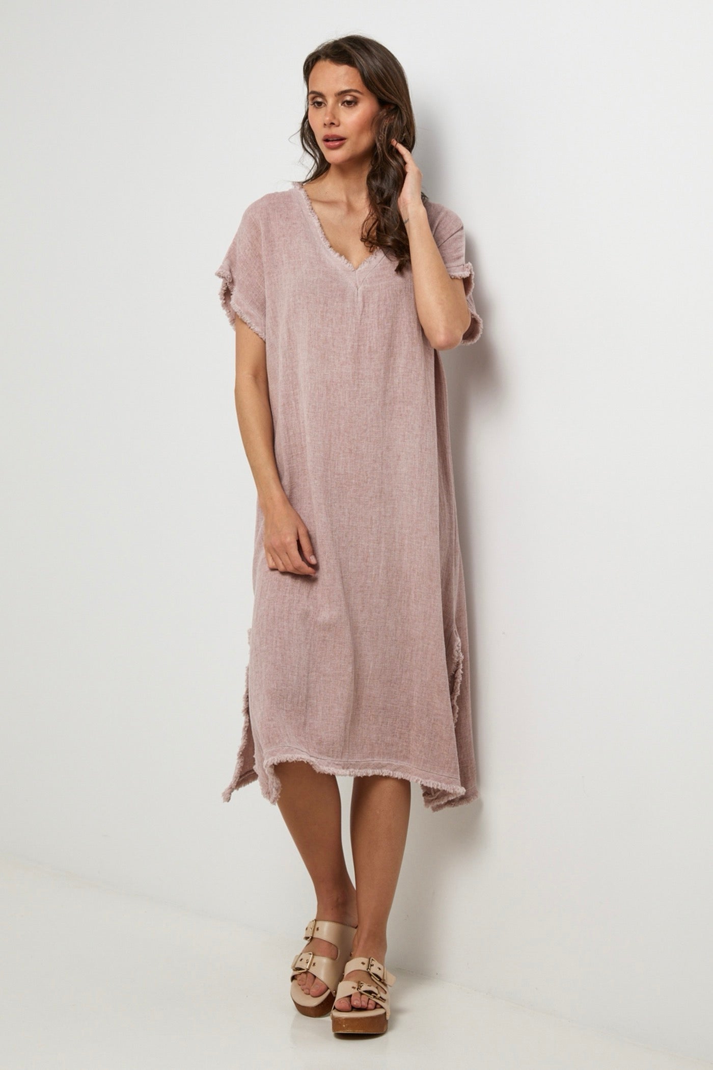 Vestido - Rosa Pálido - Mujer