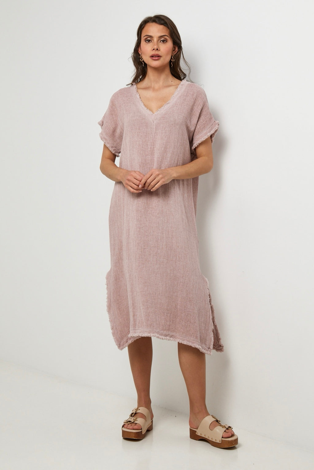 Vestido - Rosa Pálido - Mujer