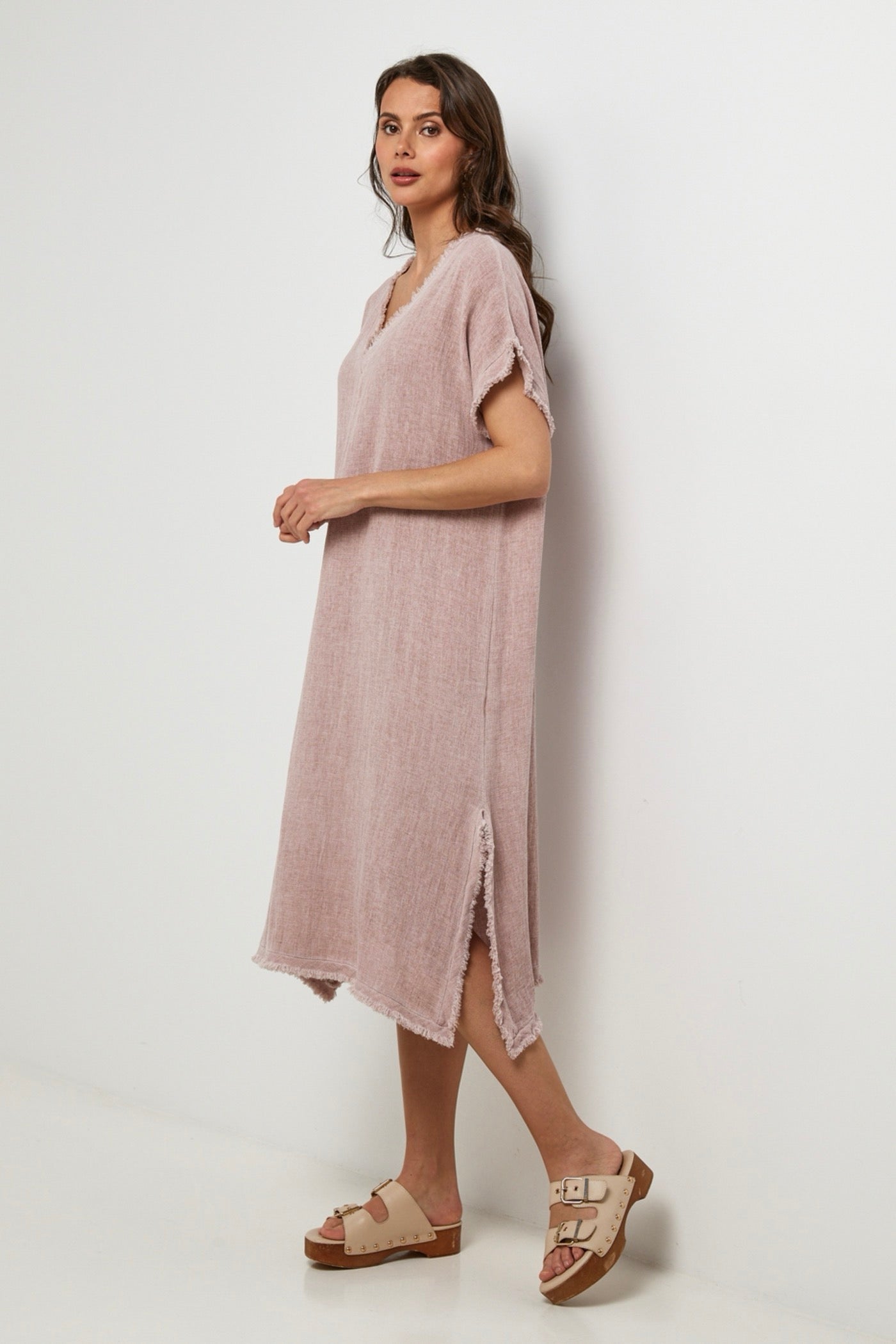 Vestido - Rosa Pálido - Mujer