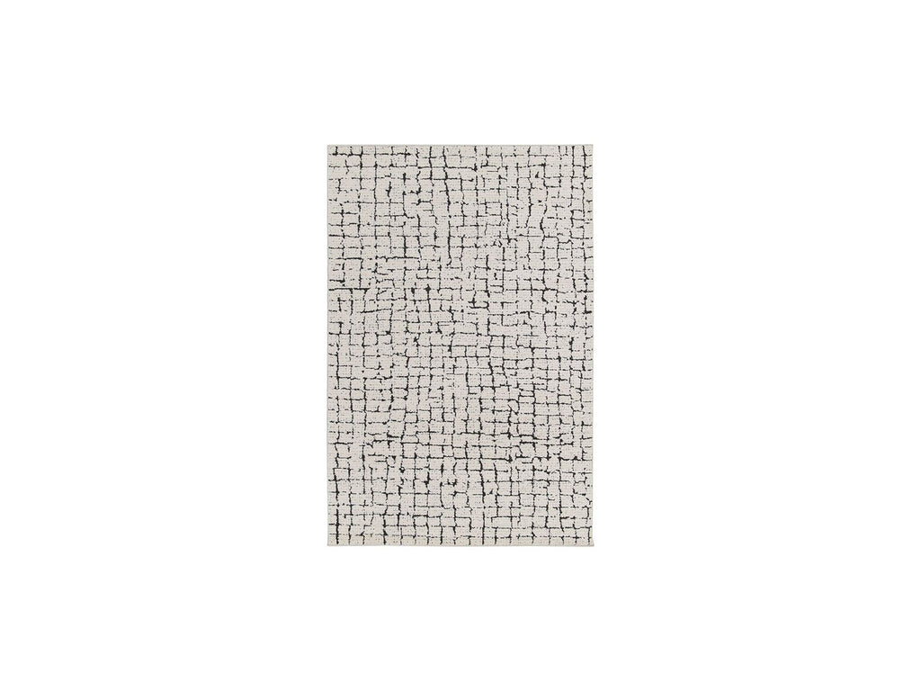 Tapis Poils Ras - Nebulia - Motif Abstrait - Beige