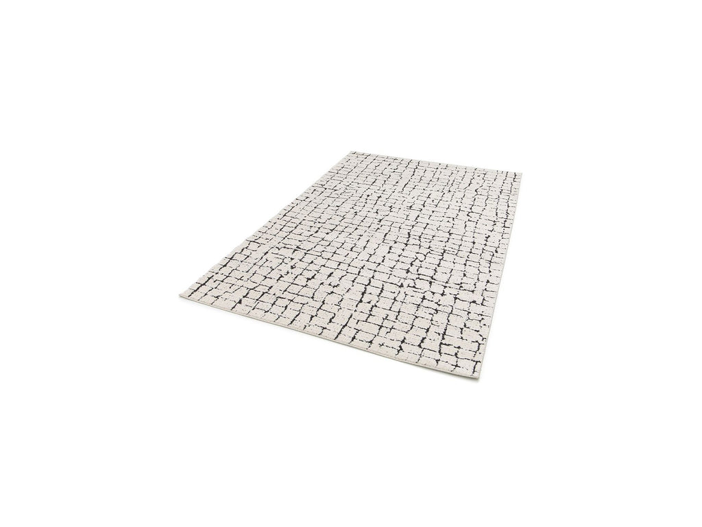 Tapis Poils Ras - Nebulia - Motif Abstrait - Beige