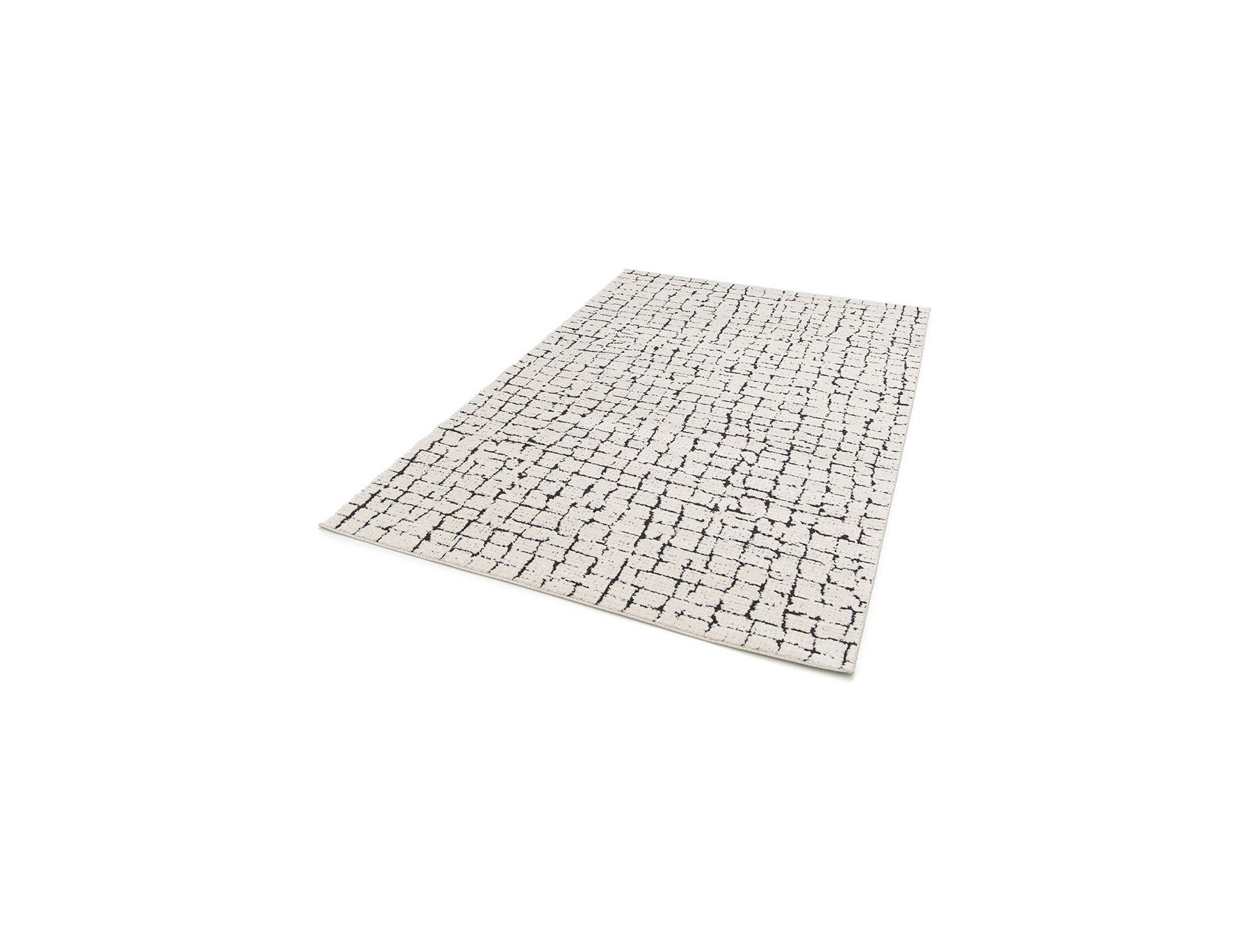 Tapis Poils Ras - Nebulia - Motif Abstrait - Beige