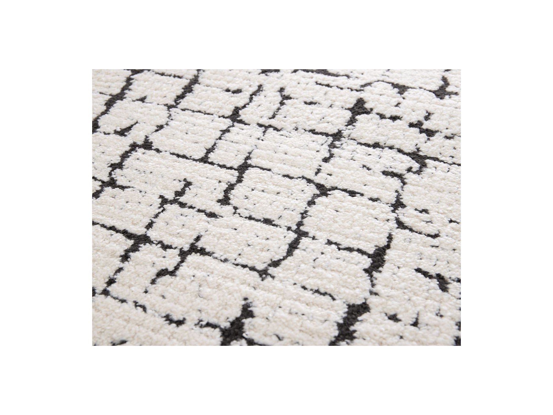 Tapis Poils Ras - Nebulia - Motif Abstrait - Beige