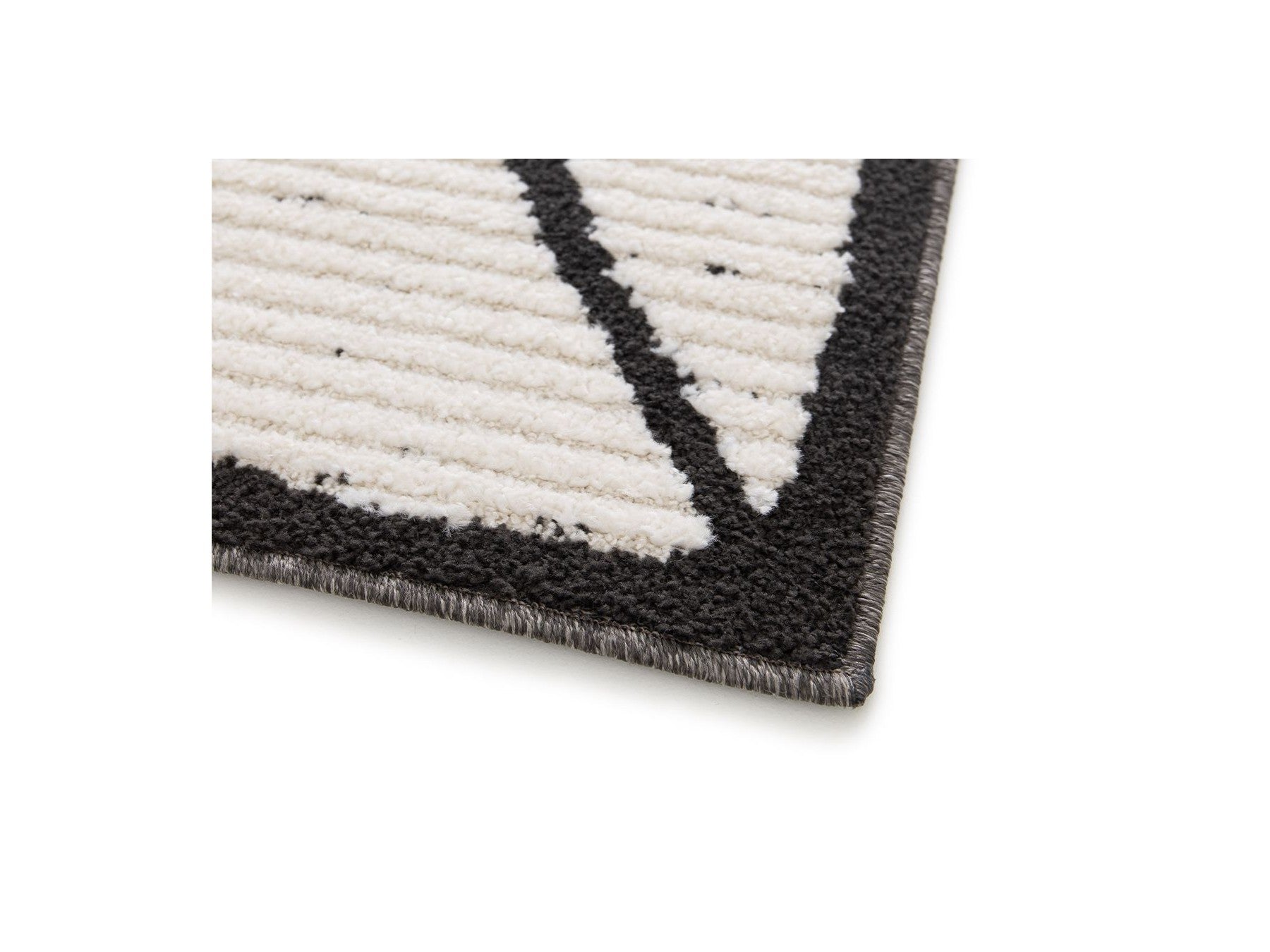 Tapis Poils Ras - Cosmara - Motif Abstrait - Beige