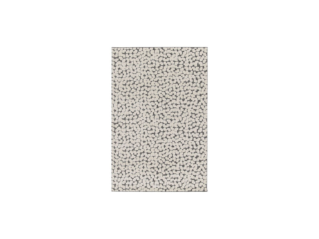 Alfombra de pelo corto - Calyra - Motivo abstracto - Beige