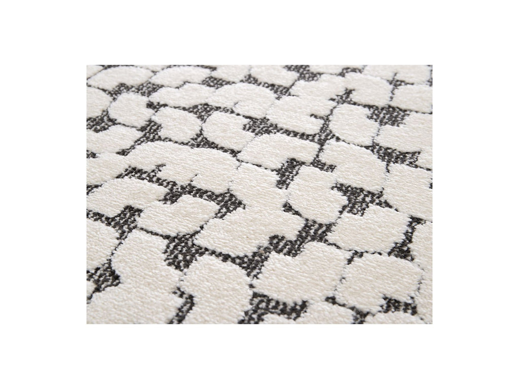 Alfombra de pelo corto - Calyra - Motivo abstracto - Beige