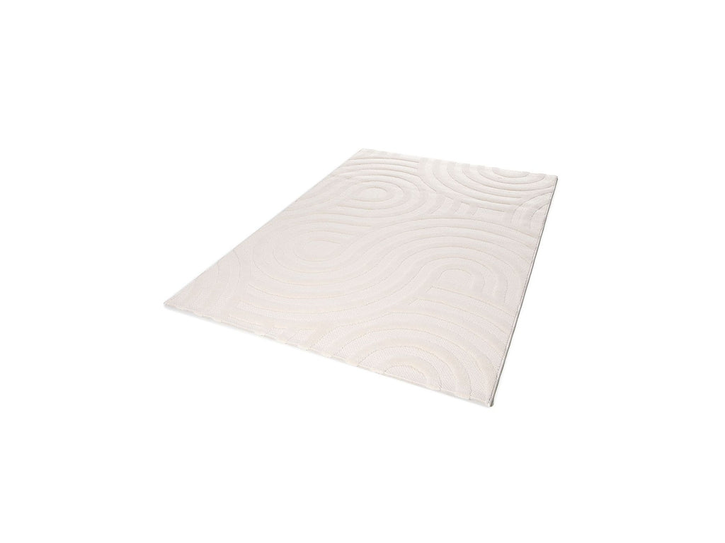Josie - Alfombra de pelo corto - Motivo abstracto - Beige