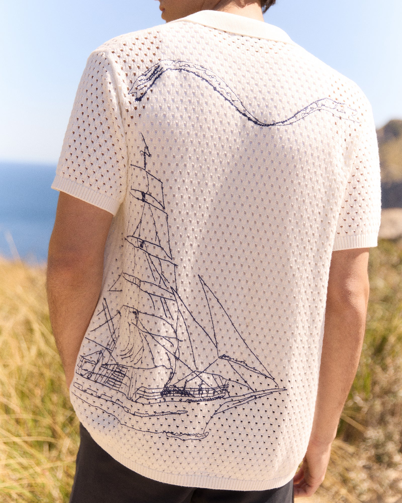 Chemise Boat "Crochet" Beuret