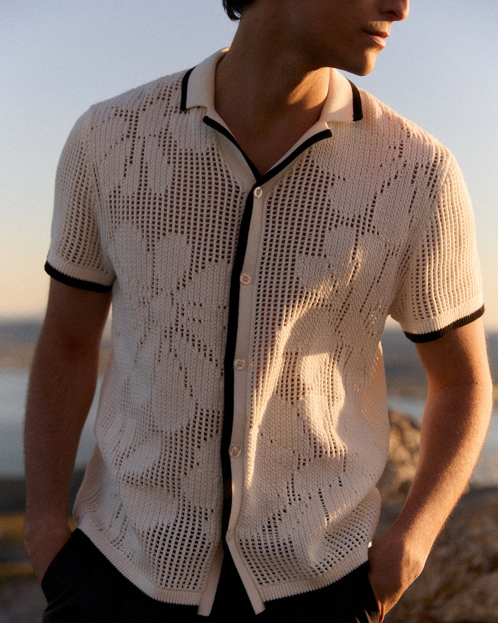 Chemise Flowers "Crochet" Beuret