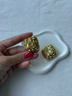 Vintage Earrings - Chunky Squares