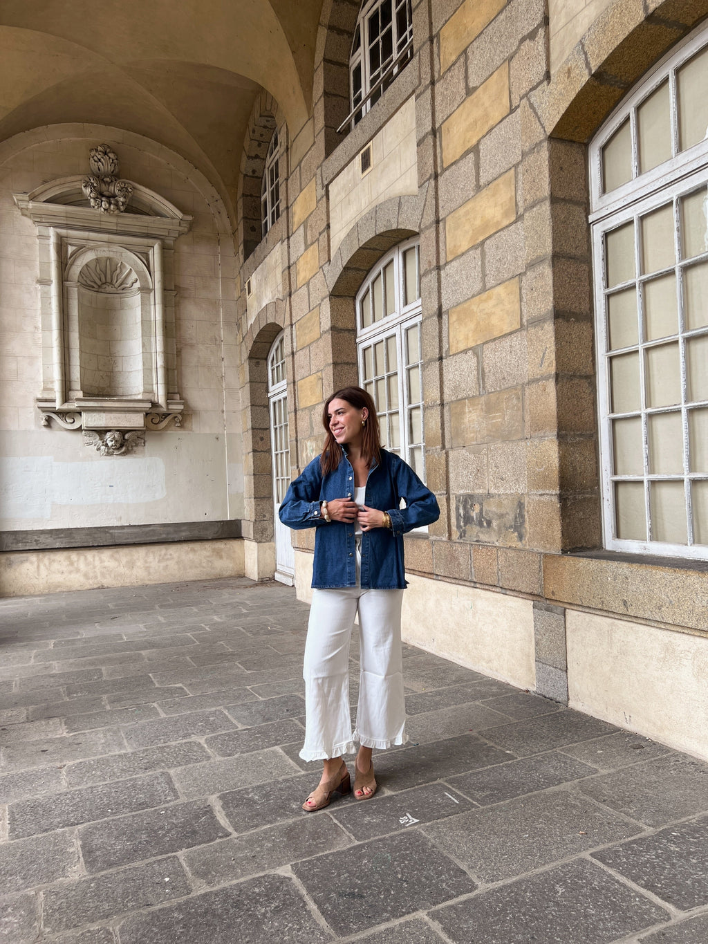 Chaqueta vaquera celeste