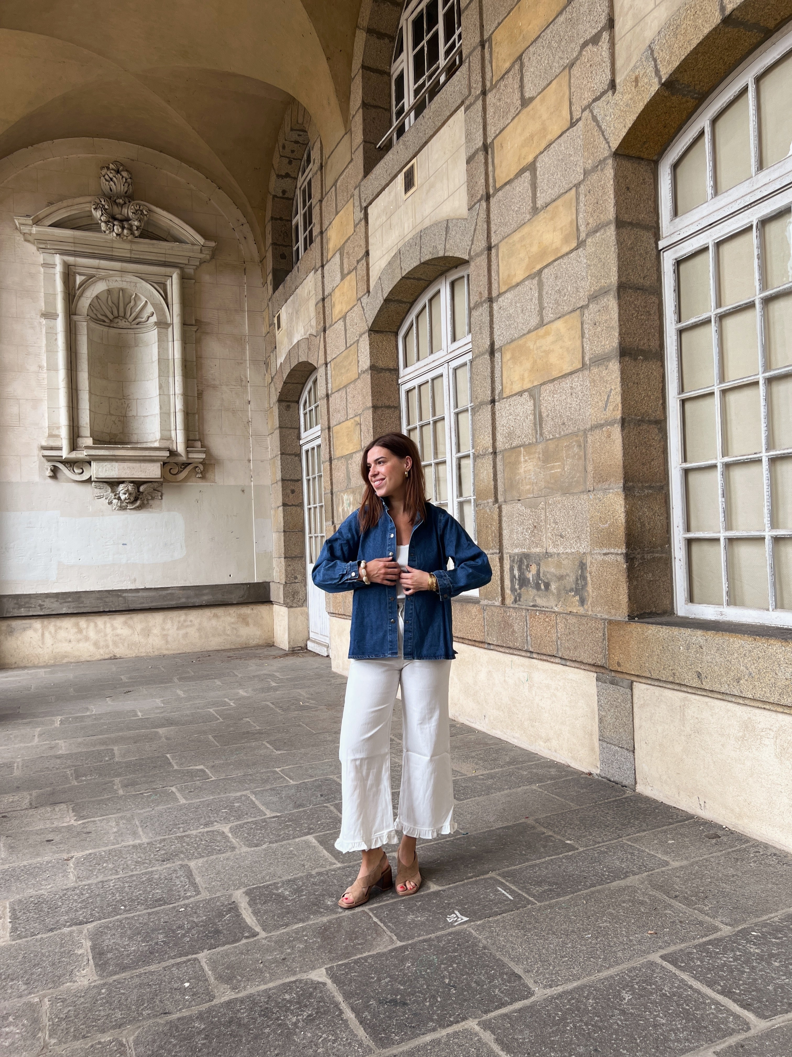 Chaqueta vaquera celeste