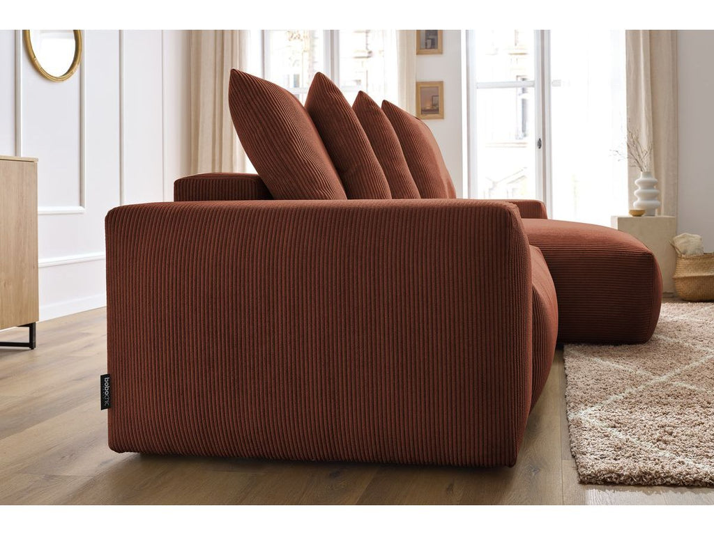 Voltaire - Canapé D'Angle Réversible Convertible Coffre
