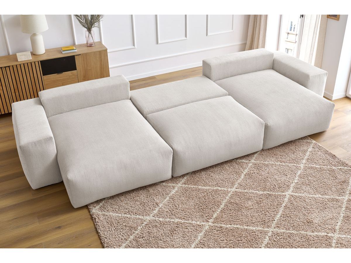 Voltaire - Panoramic Convertible Sofa with Storage - Panoramic