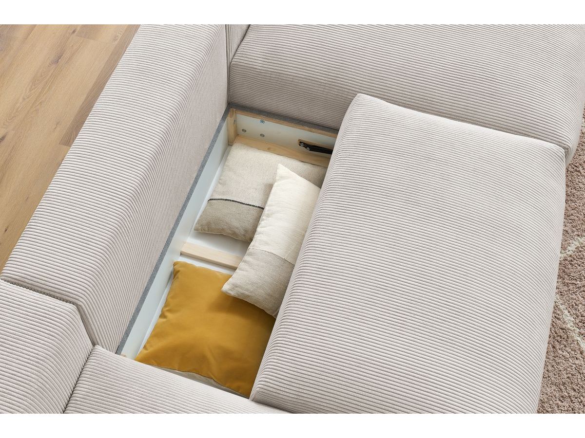 Voltaire - Panoramic Convertible Sofa with Storage - Panoramic