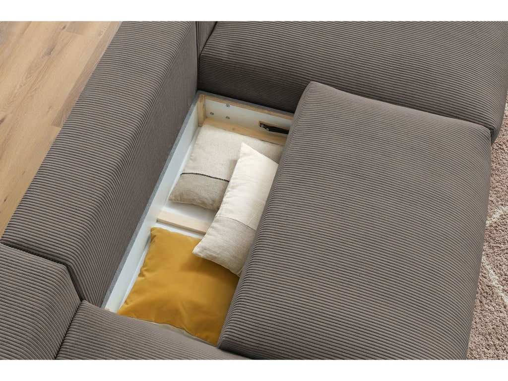 Voltaire - Panoramic Convertible Sofa with Storage - Panoramic
