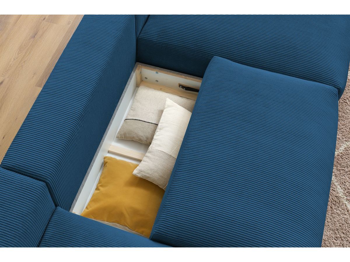 Voltaire - Panoramic Convertible Sofa with Storage - Panoramic
