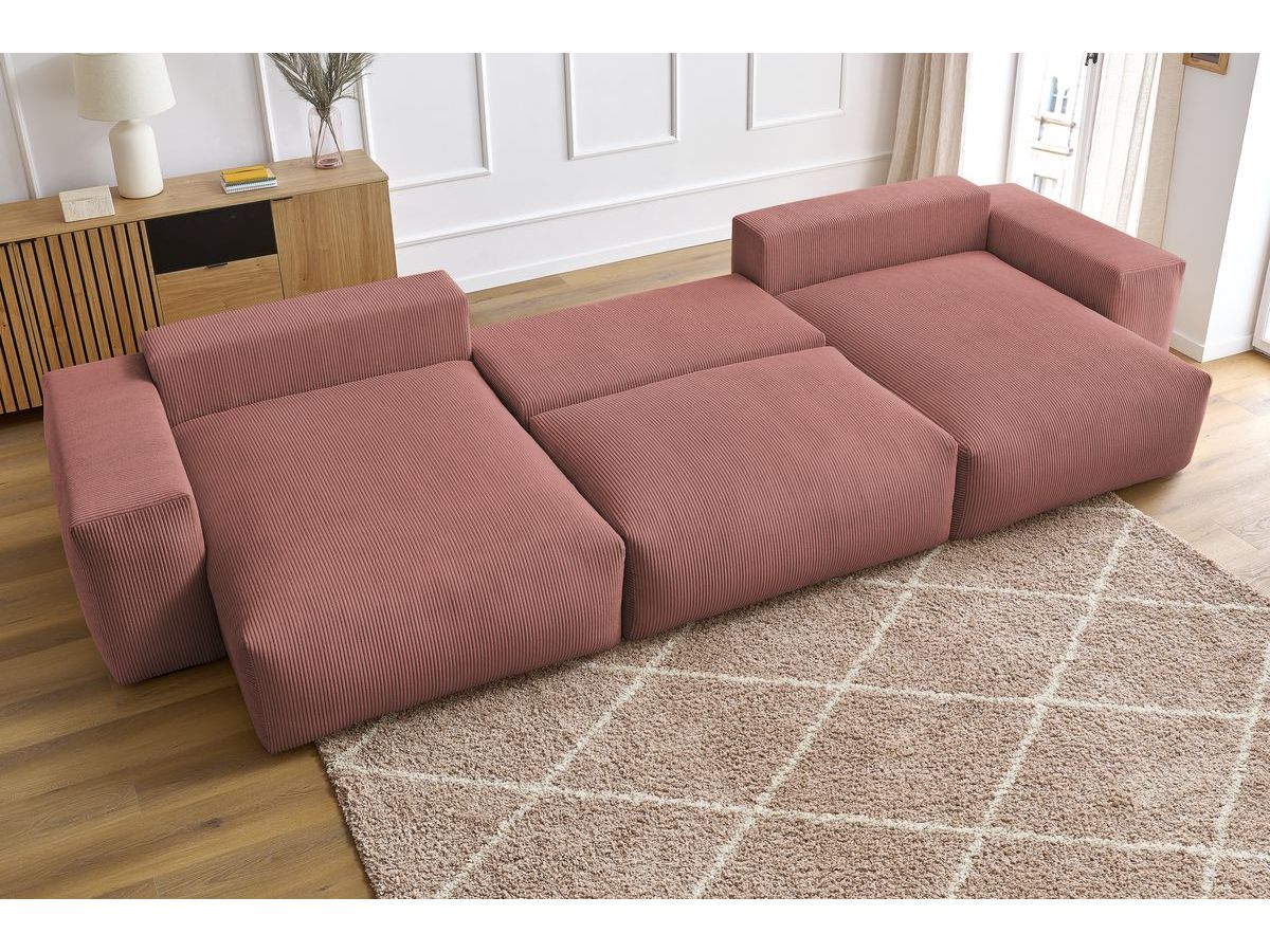 Voltaire - Panoramic Convertible Sofa with Storage - Panoramic