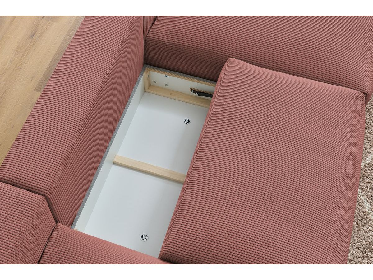 Voltaire - Panoramic Convertible Sofa with Storage - Panoramic