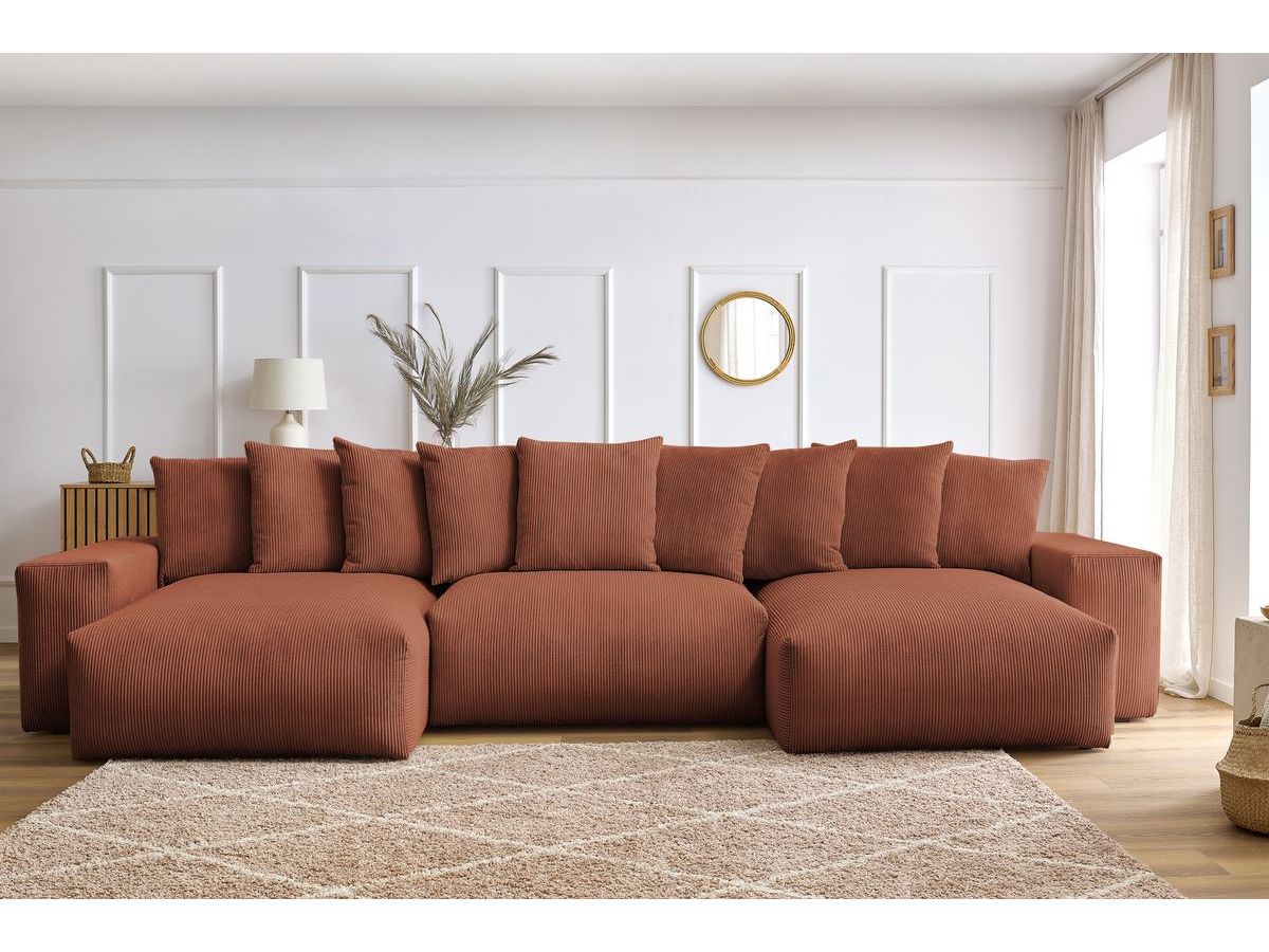 Voltaire - Panoramic Convertible Sofa with Storage - Panoramic