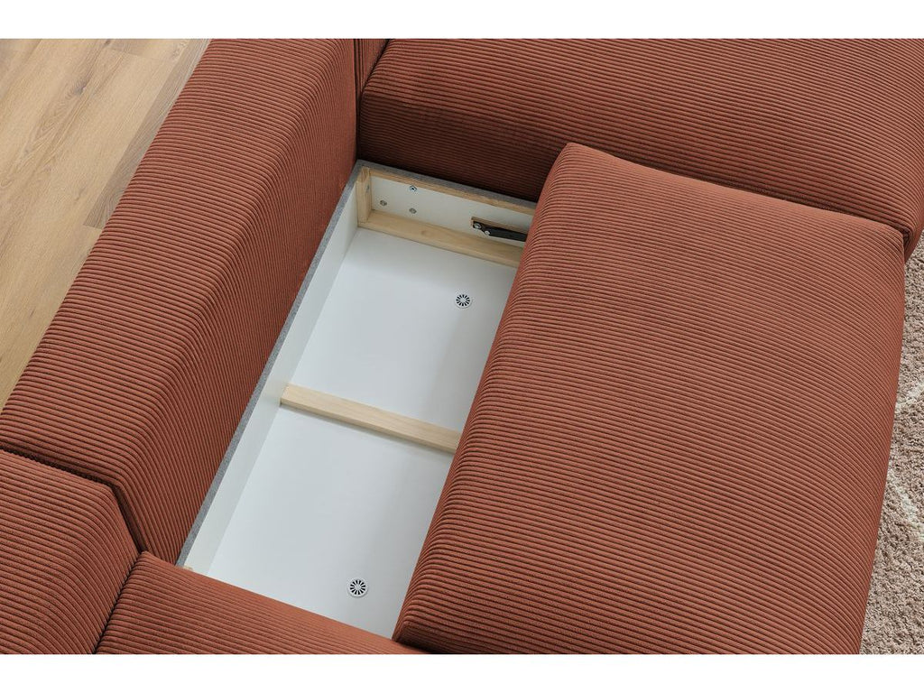 Voltaire - Panoramic Convertible Sofa with Storage - Panoramic