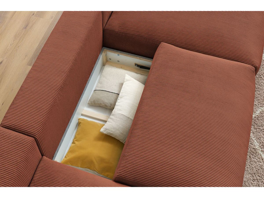 Voltaire - Panoramic Convertible Sofa with Storage - Panoramic