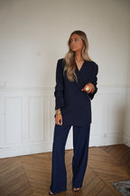 Blazer extragrande Shana - Azul marino