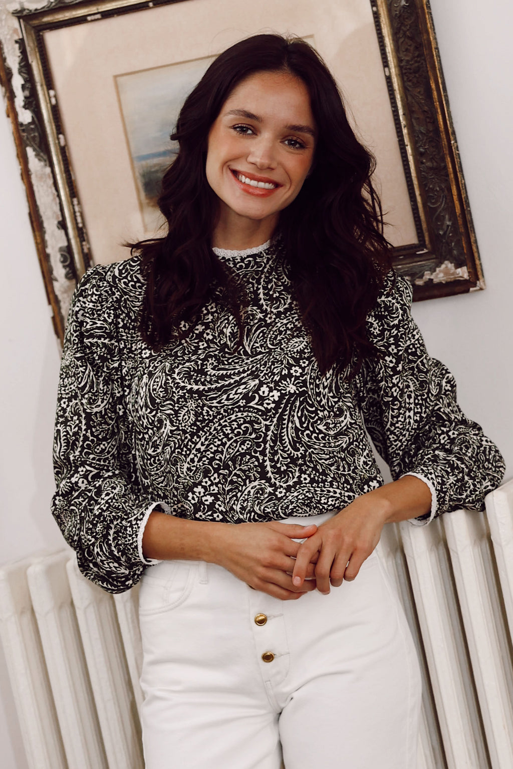 Blusa Henriette Bandana Kaki