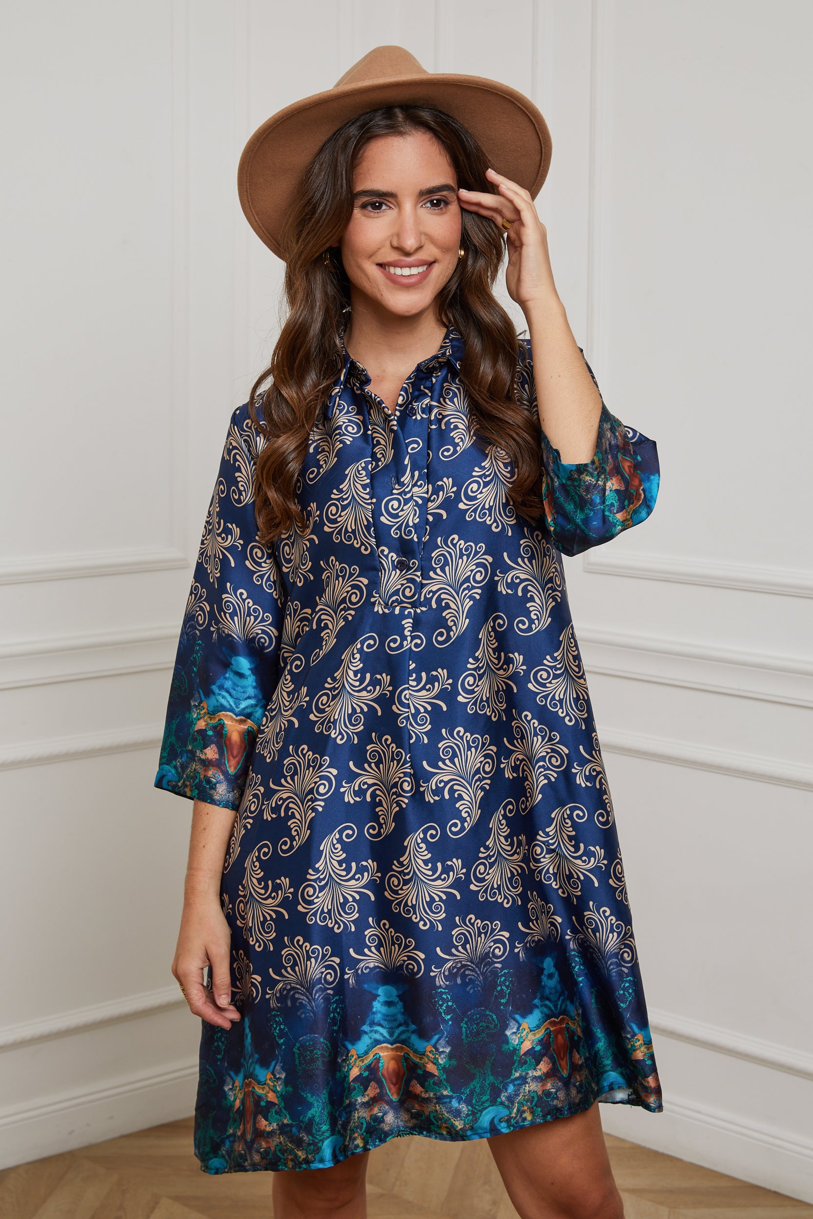 Vestido - Azul marino