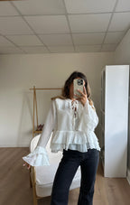 Blusa Aria cruda
