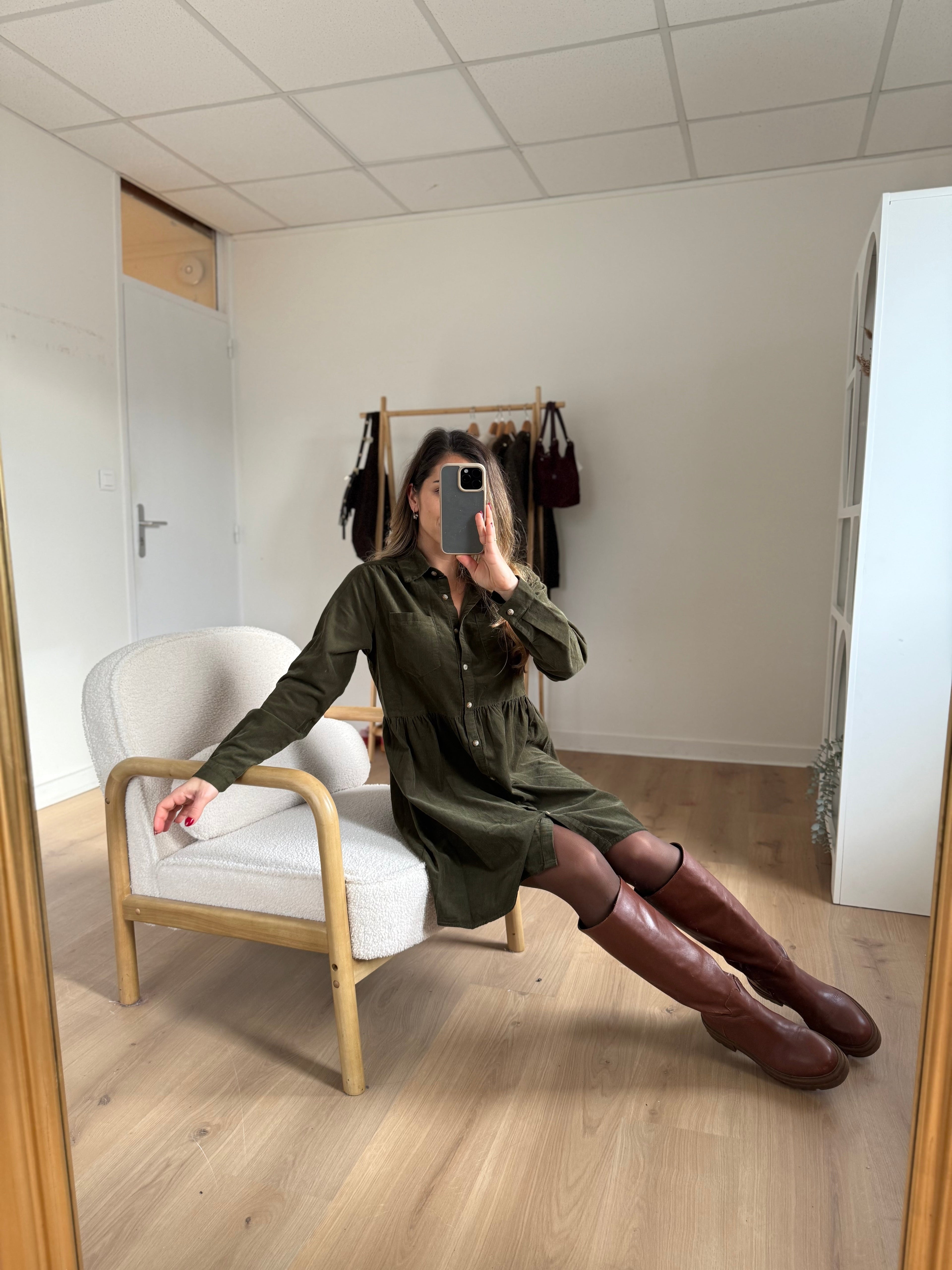 Victoria Dress Khaki