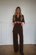 Pantalon Droit Arsene - Chocolat